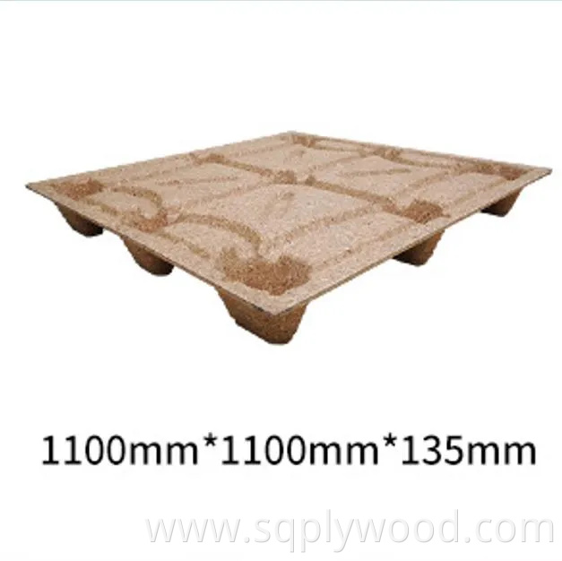 New Version Nestable Compressed Wood Pallet Fumigation Free Ispm 15 Exemption Compress Wooden Pallet 1100*1100mm 1200*800mm 1200*1000mm